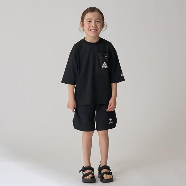 【吸水速幹】束口袋口袋T恤