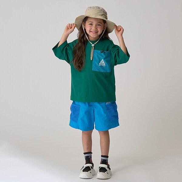 【吸水速幹】束口袋口袋T恤