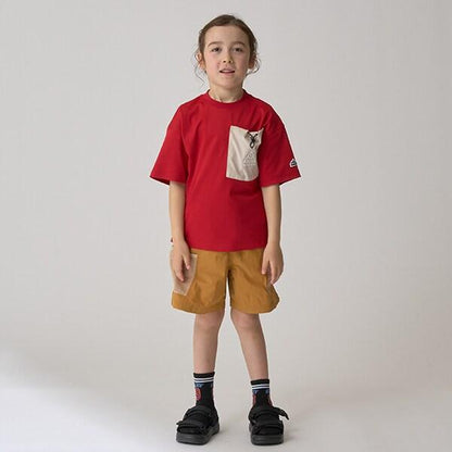 【吸水速幹】束口袋口袋T恤