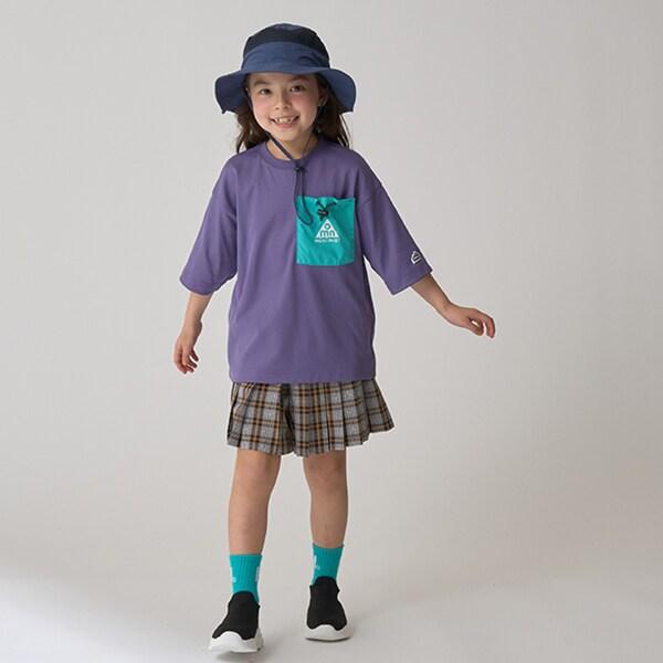 【吸水速幹】束口袋口袋T恤