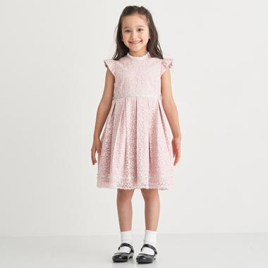 【Kids】蕾絲連衣裙