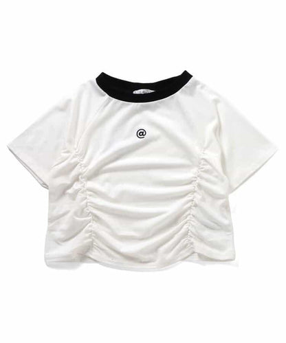 荷葉邊短款上衣