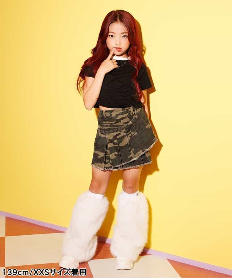 荷葉邊短款上衣