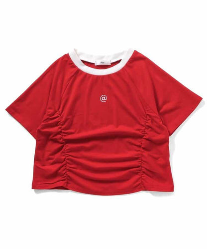 荷葉邊短款上衣