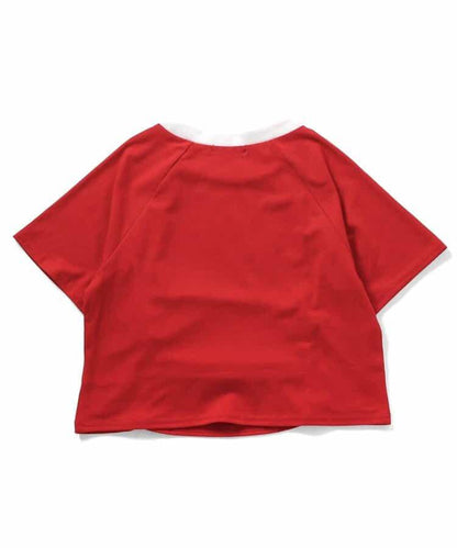 荷葉邊短款上衣