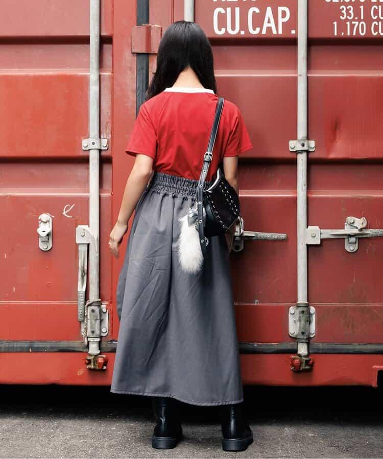 荷葉邊短款上衣