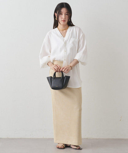 袖口收口V領襯衫