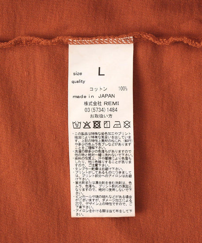 REMI RELIEF 聯名20/-天竺BIG尺寸T恤（苔綠色）