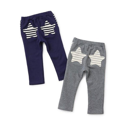 【人氣商品】【直營店無售】條紋星星口袋衛褲