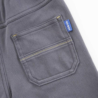 KPBOY 斜紋彈力加絨長褲(80～150)