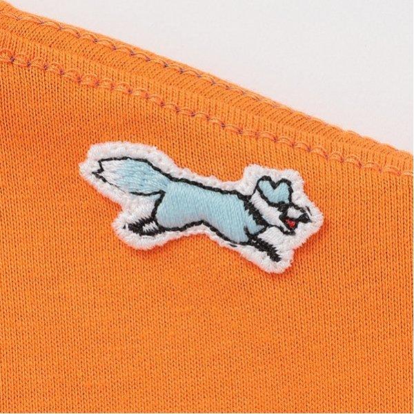 【the FOX】【防汙加工】毛圈繡貼布短袖T恤