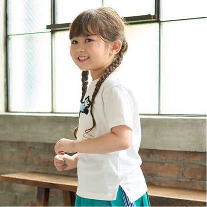 【the FOX】【防汙加工】毛圈繡貼布短袖T恤