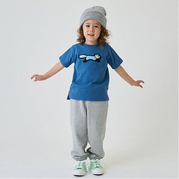 【the FOX】【防汙加工】毛圈繡貼布短袖T恤