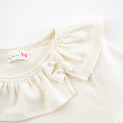 KP 荷葉邊領長袖T恤（80～140）