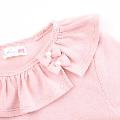 KP 荷葉邊領長袖T恤（80～140）