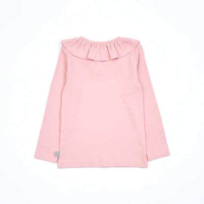 KP 荷葉邊領長袖T恤（80～140）