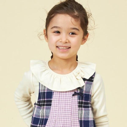 KP 荷葉邊領長袖T恤（80～140）