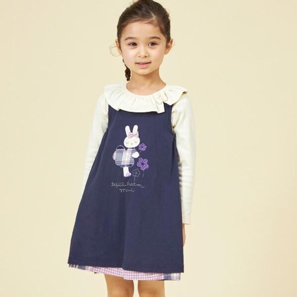 KP 荷葉邊領長袖T恤（80～140）