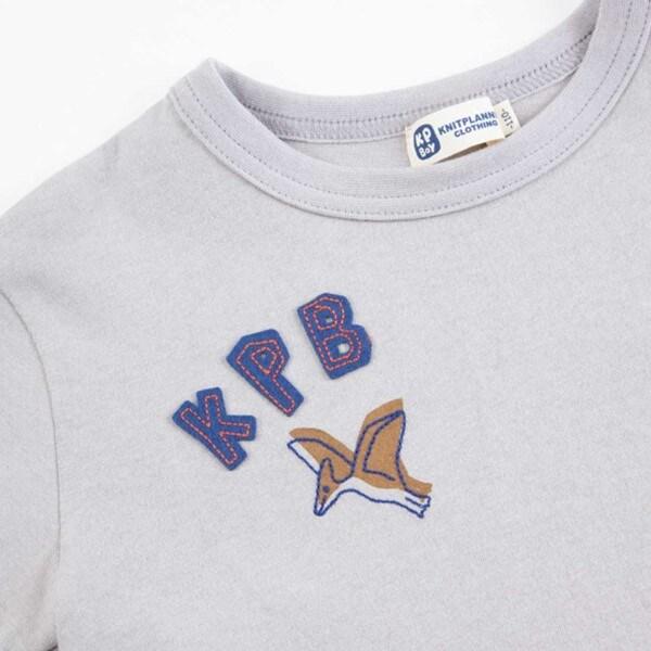 KPBOY 條紋與純色天竺拼接層疊風長袖T恤（80～120）