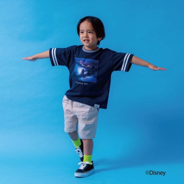 《迪士尼》彼得·潘/條紋短袖T恤