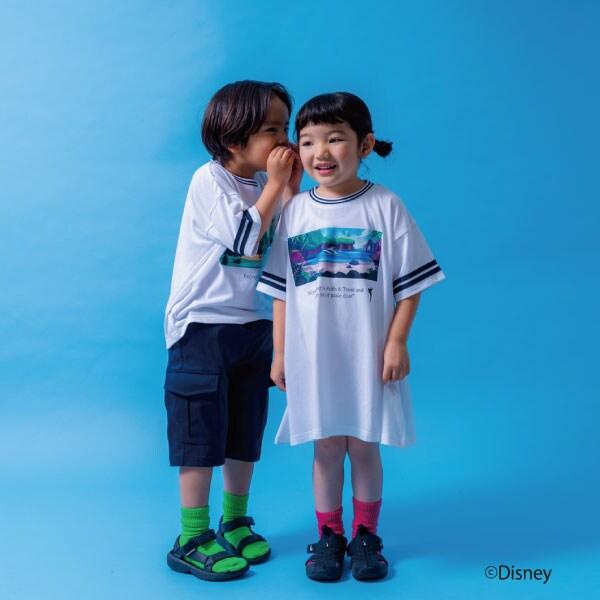 《迪士尼》彼得·潘/條紋短袖T恤