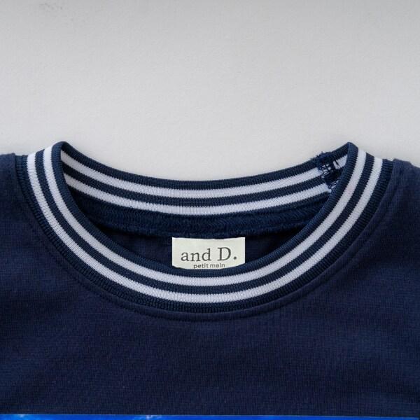 《迪士尼》彼得·潘/條紋短袖T恤