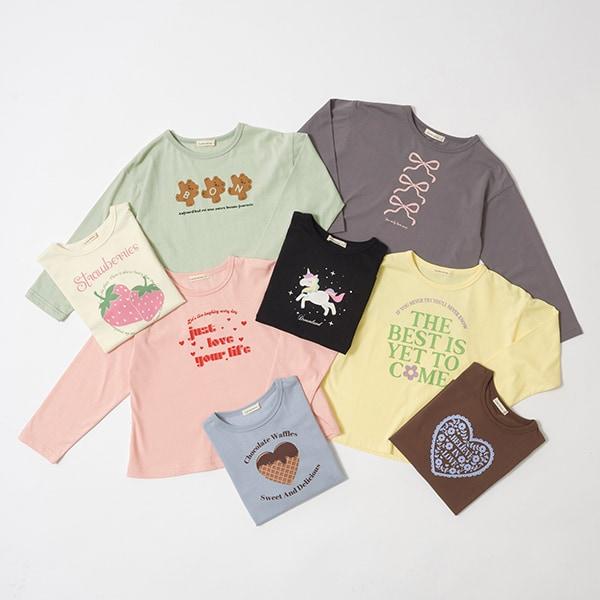 【不易變形柔軟棉】可選8款圖案印花A字型T恤