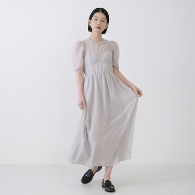 【LADIES】束身胸衣連衣裙套裝