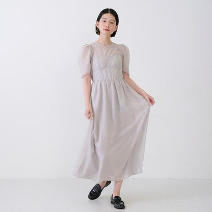 【LADIES】束身胸衣連衣裙套裝
