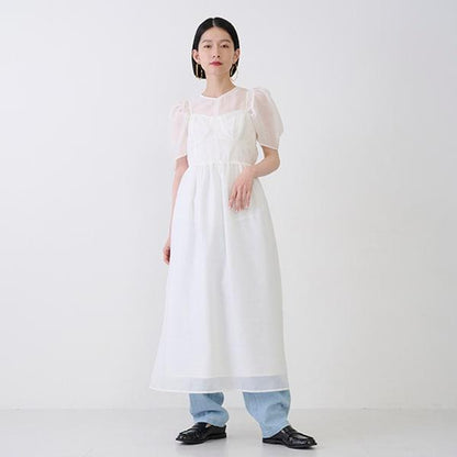 【LADIES】束身胸衣連衣裙套裝