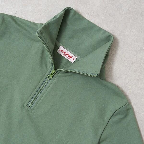 【吸水速幹】半拉鍊短袖衛衣