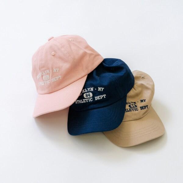 學院風標誌刺繡棒球帽