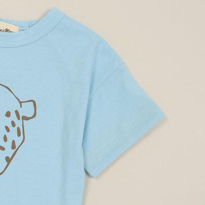 動物圖案印花T恤