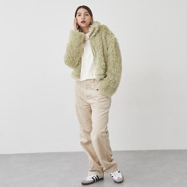 【LADIES】燈芯絨長褲