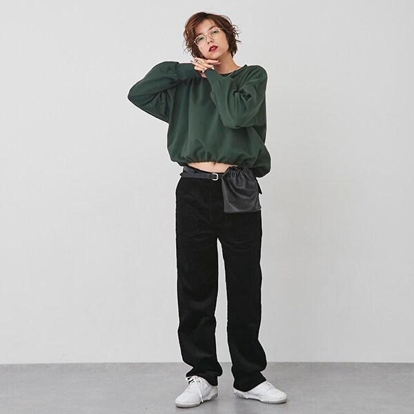 【LADIES】燈芯絨長褲