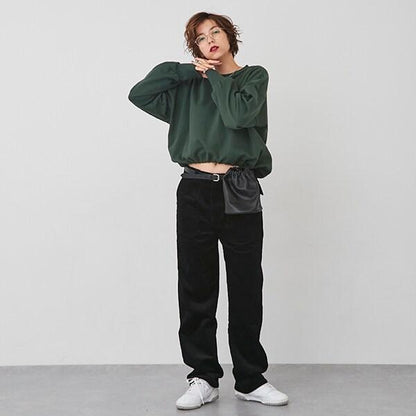 【LADIES】燈芯絨長褲