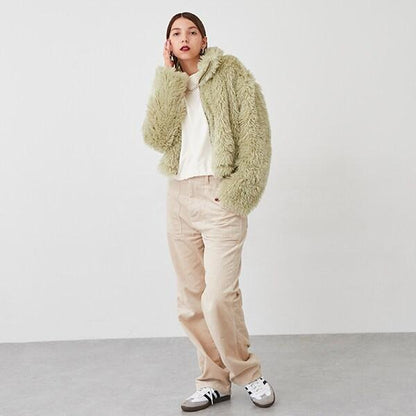 【LADIES】燈芯絨長褲