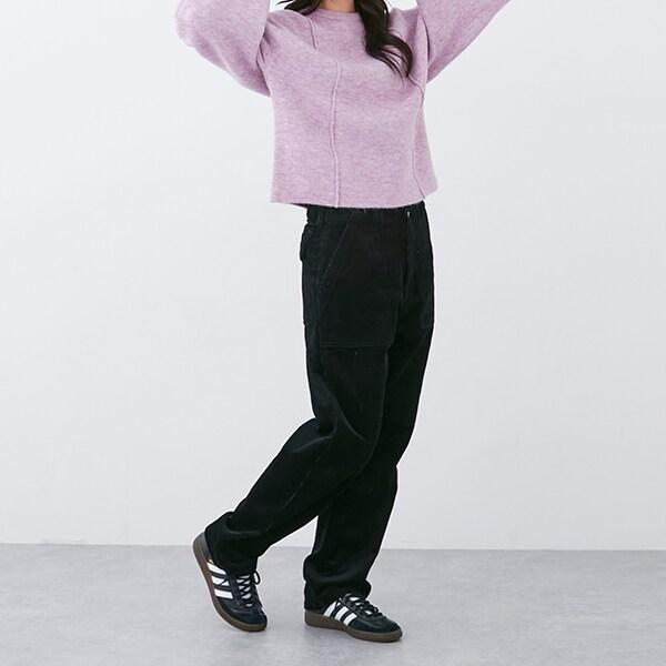 【LADIES】燈芯絨長褲