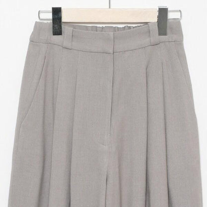 【LADIES】【AJUGA.】褶皺長褲（成人尺碼）