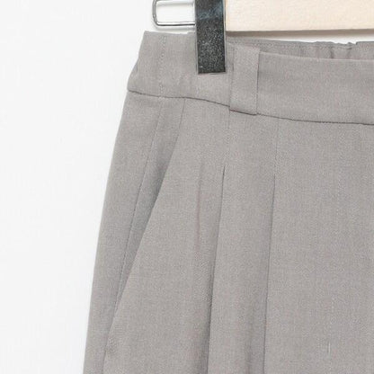 【LADIES】【AJUGA.】褶皺長褲（成人尺碼）