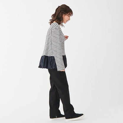 【LADIES】【AJUGA.】褶皺長褲（成人尺碼）