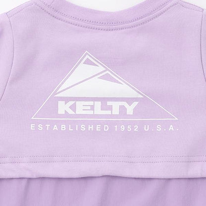 【4向彈力】【KELTY】拼接A字連衣裙