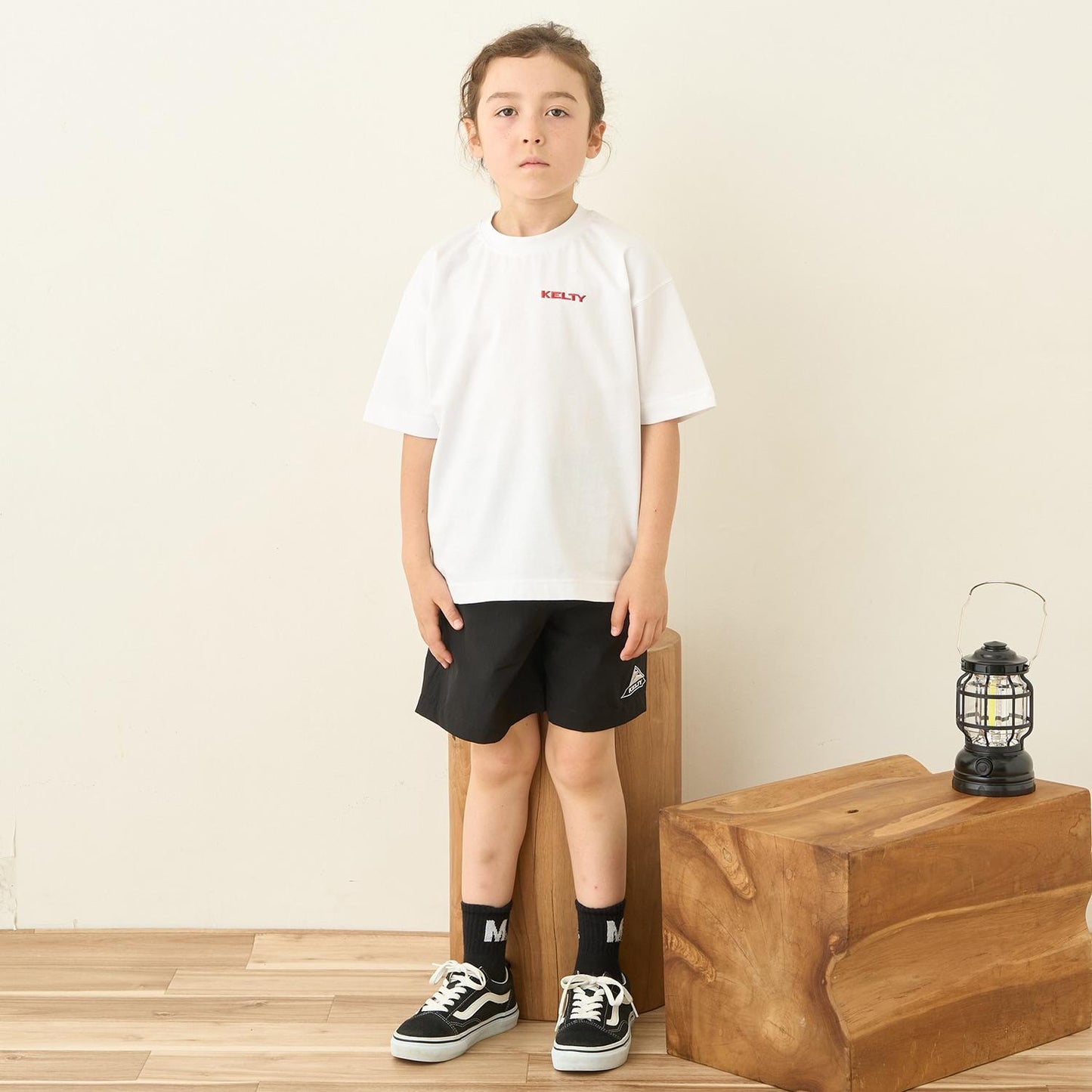 【接觸冷感】【KELTY】圖案拼接T恤