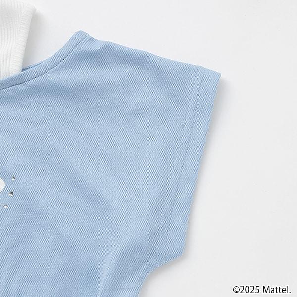 【防汙防潑水】【Barbie】疊穿風格T恤