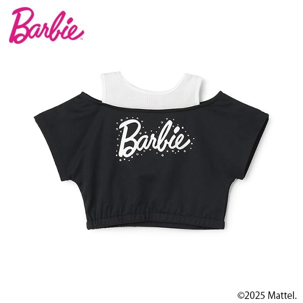 【防汙防潑水】【Barbie】疊穿風格T恤
