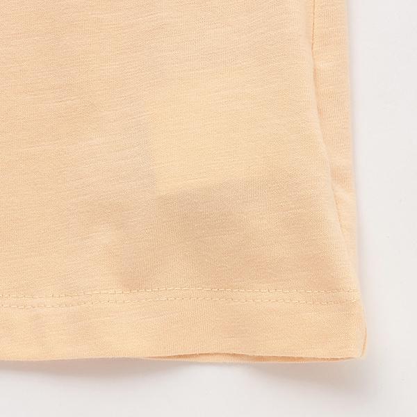 【接觸冷感/リンク】一字肩蕾絲T恤（青少年款）