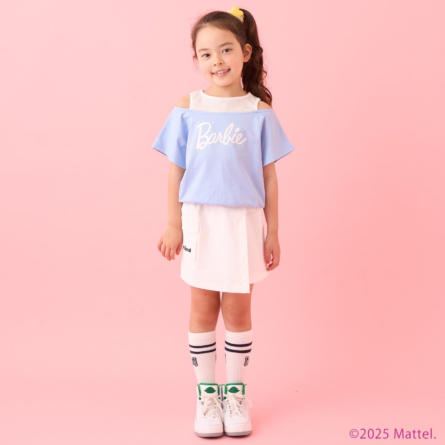 【防汙防潑水】【Barbie】疊穿風格T恤