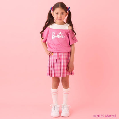 【防汙防潑水】【Barbie】疊穿風格T恤