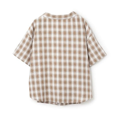 2WAY格紋襯衫套裝