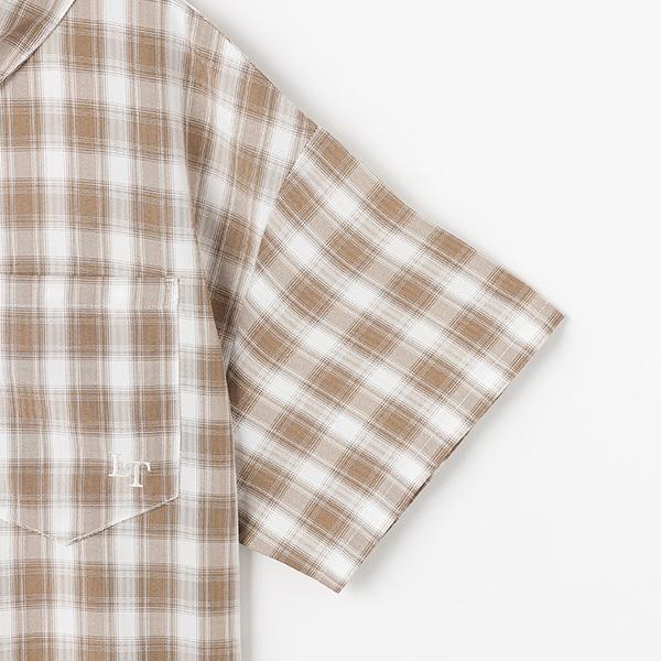 2WAY格紋襯衫套裝